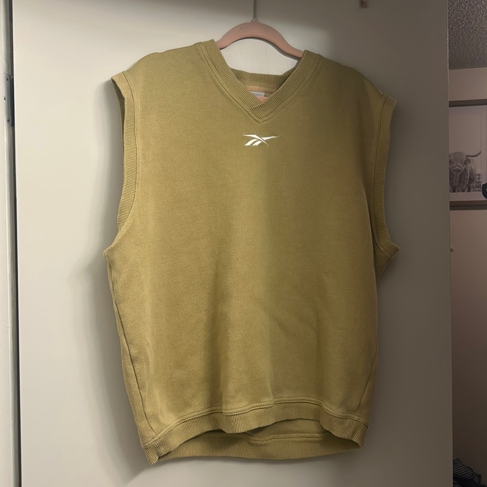 Vintage Reebok sweater vest men’s